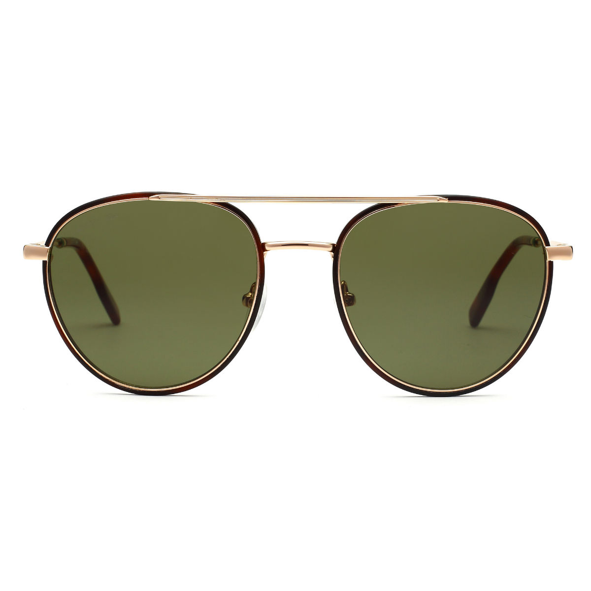 Lacoste Pilot Sunglasses L233SP 714 Gold/Havana 60mm - Walmart.com